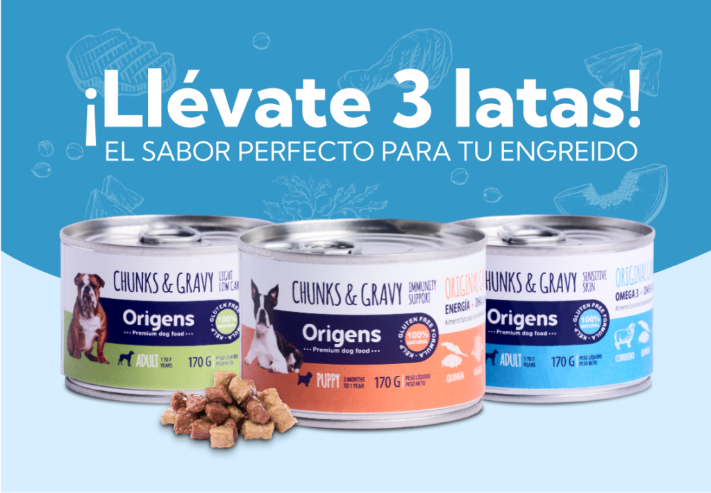 latas comidas humedas origens para perros