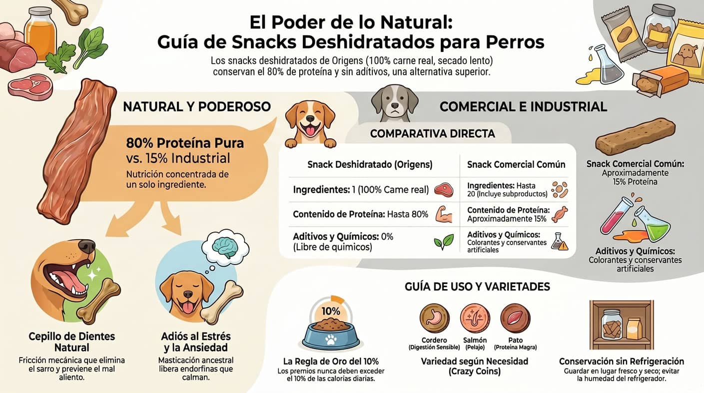 guia snacks naturales para perros